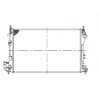 Radiateur, refroidissement du moteur NRF