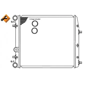 Radiateur, refroidissement du moteur NRF 58337