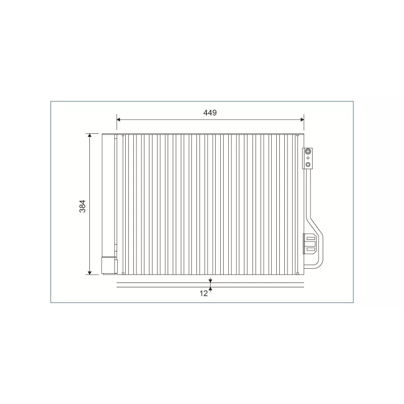 Condenseur, climatisation VALEO 812882