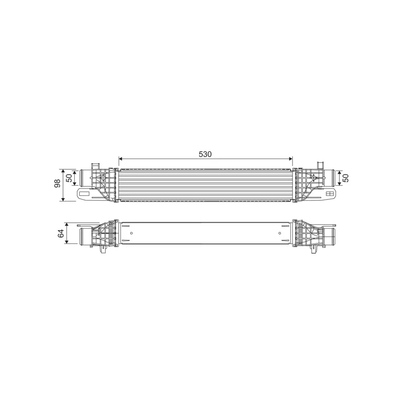 Intercooler, échangeur VALEO 818541