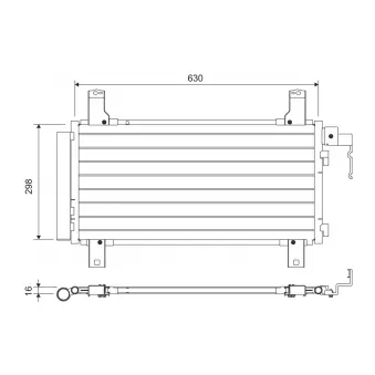 Condenseur, climatisation VALEO 822738