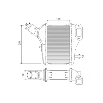 Intercooler, échangeur VALEO