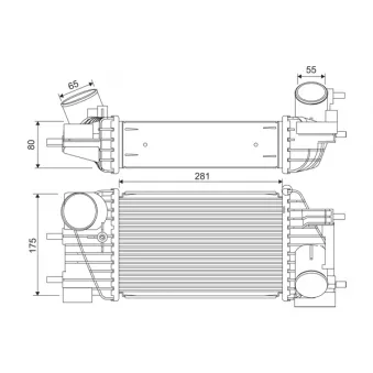 Intercooler, échangeur VALEO