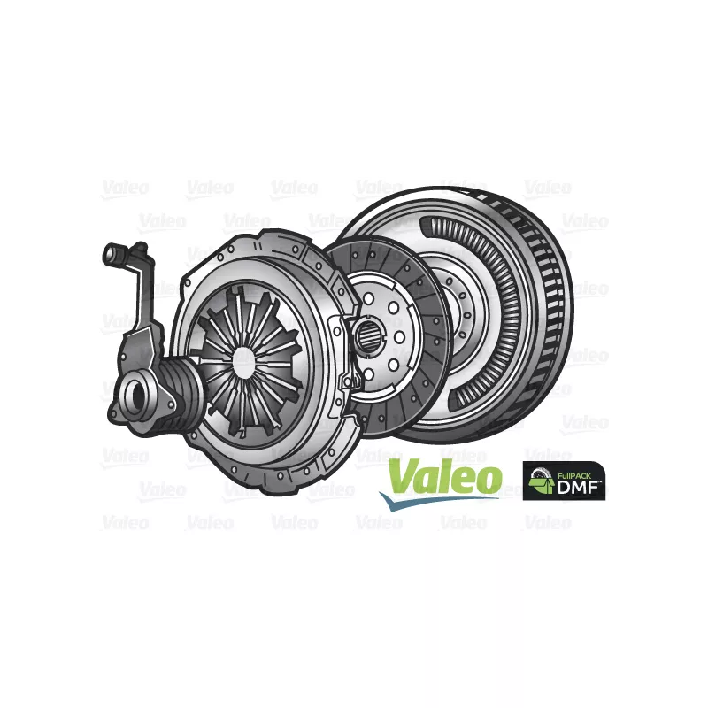 Kit d'embrayage + volant moteur VALEO 837433