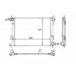 Radiateur, refroidissement du moteur NRF 58451 - Visuel 1