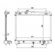 Radiateur, refroidissement du moteur NRF 58495 - Visuel 1