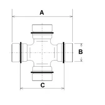 Joint, arbre longitudinal RED-LINE