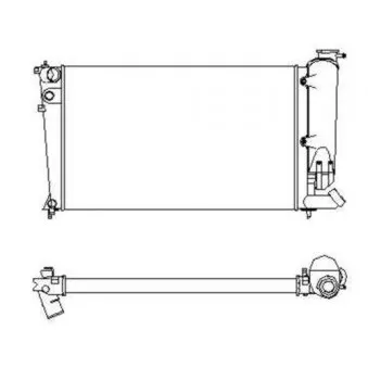 Radiateur, refroidissement du moteur NRF