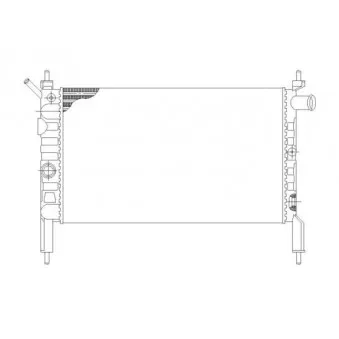 Radiateur, refroidissement du moteur NRF