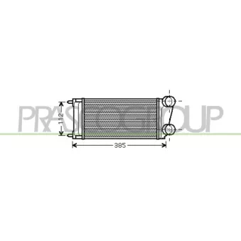 Intercooler, échangeur PRASCO CI424N003