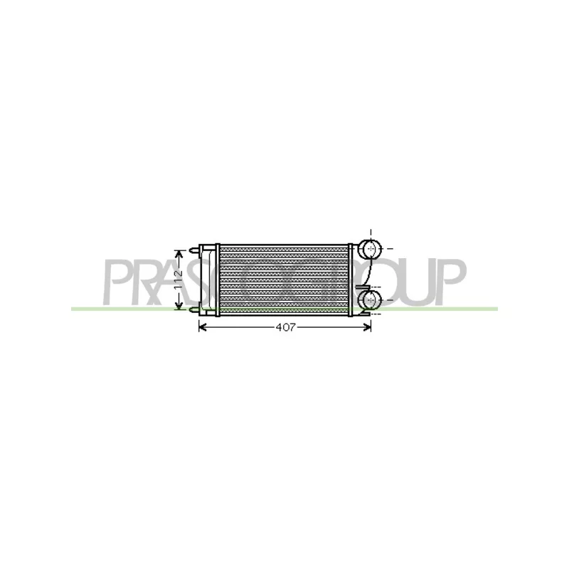 Intercooler, échangeur PRASCO CI425N002