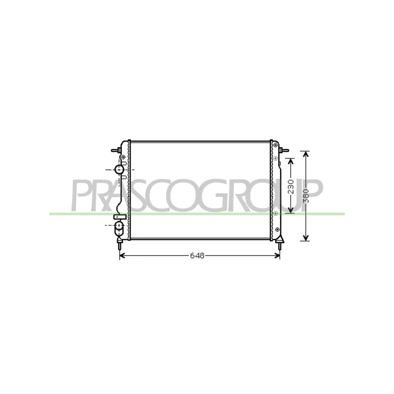 Radiateur, refroidissement du moteur PRASCO DA220R003