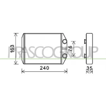 Système de chauffage PRASCO DA730H001