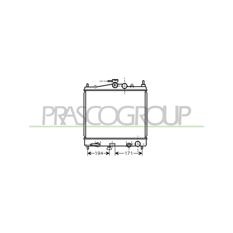 Radiateur, refroidissement du moteur PRASCO DS011R005