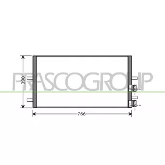 Condenseur, climatisation PRASCO FD912C001