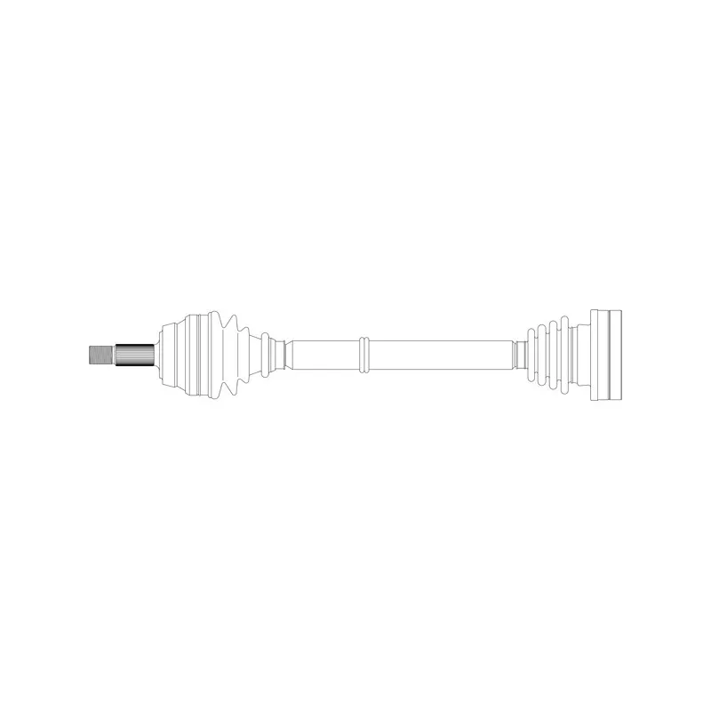 Arbre de transmission avant droit GENERAL RICAMBI AU3018