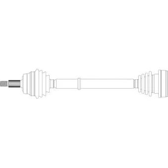 Arbre de transmission avant droit GENERAL RICAMBI AU3262