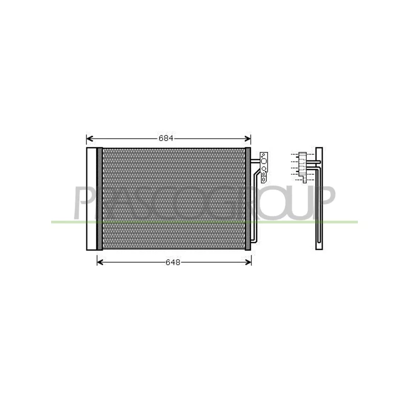 Condenseur, climatisation PRASCO LR790C001