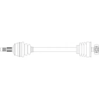 Arbre de transmission avant gauche GENERAL RICAMBI FI3111