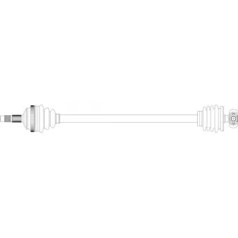 Arbre de transmission avant droit GENERAL RICAMBI FI3120