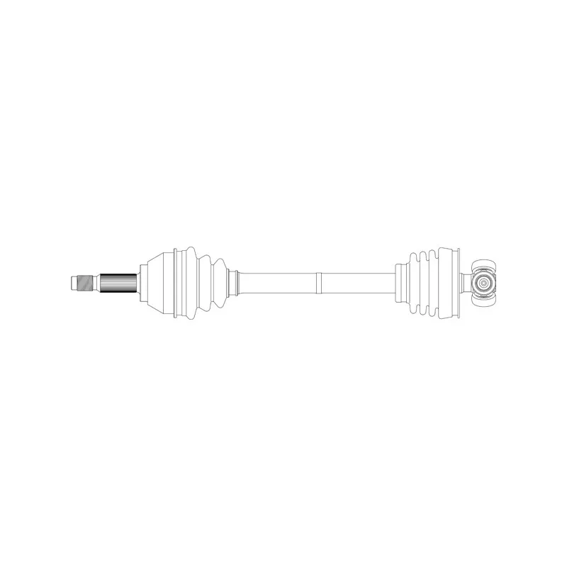 Arbre de transmission avant gauche GENERAL RICAMBI FI3267