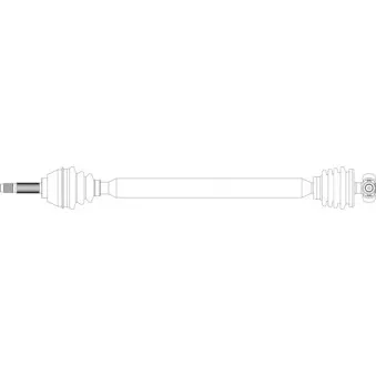 Arbre de transmission avant droit GENERAL RICAMBI FI3307