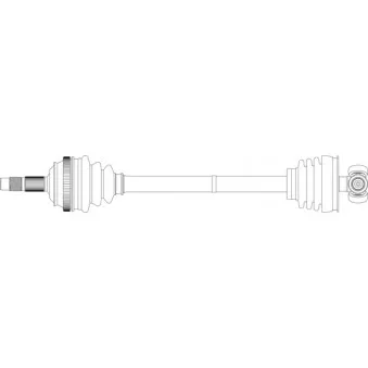 Arbre de transmission avant droit GENERAL RICAMBI FI3334