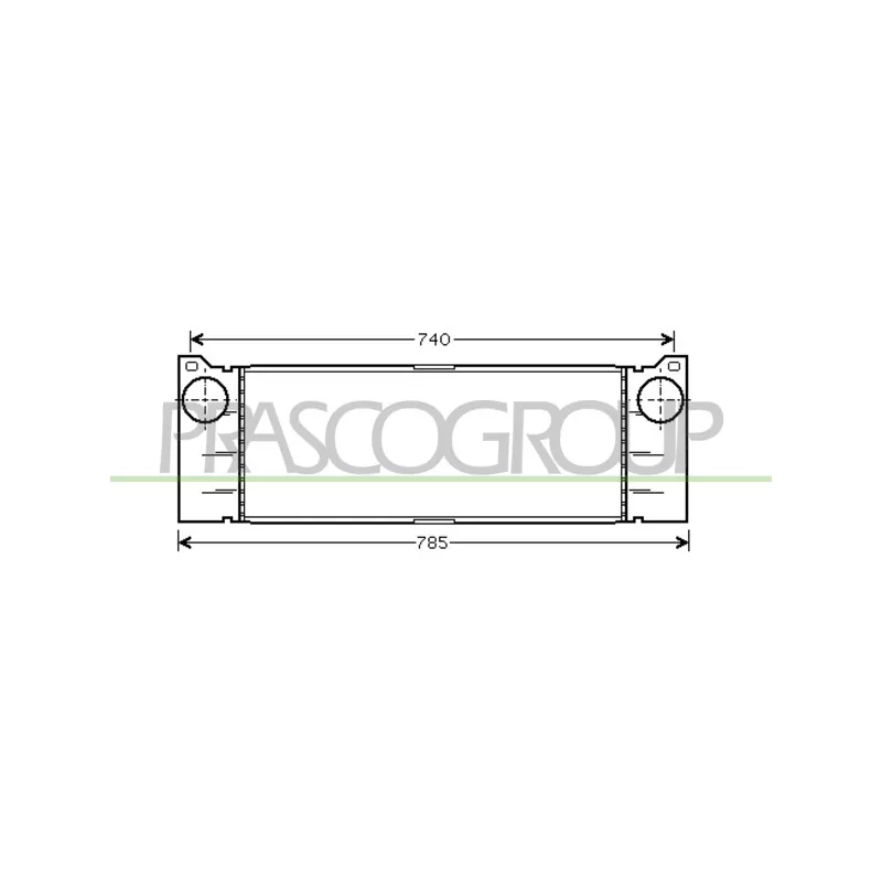 Intercooler, échangeur PRASCO ME909N003