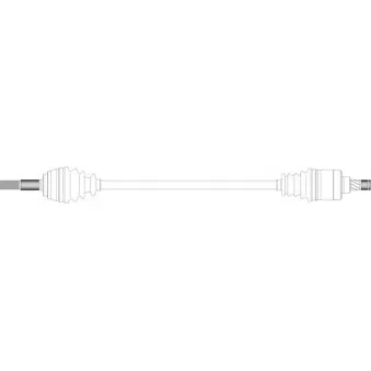 Arbre de transmission avant droit GENERAL RICAMBI ND3120