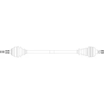 Arbre de transmission avant droit GENERAL RICAMBI OP3205