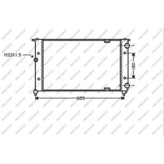 Radiateur, refroidissement du moteur PRASCO ST027R006