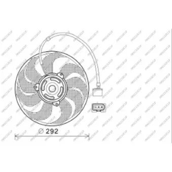 Ventilateur, refroidissement du moteur PRASCO ST033F005