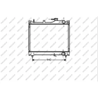 Radiateur, refroidissement du moteur PRASCO SZ054R007