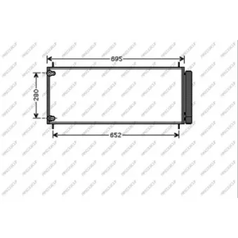 Condenseur, climatisation PRASCO TY020C002