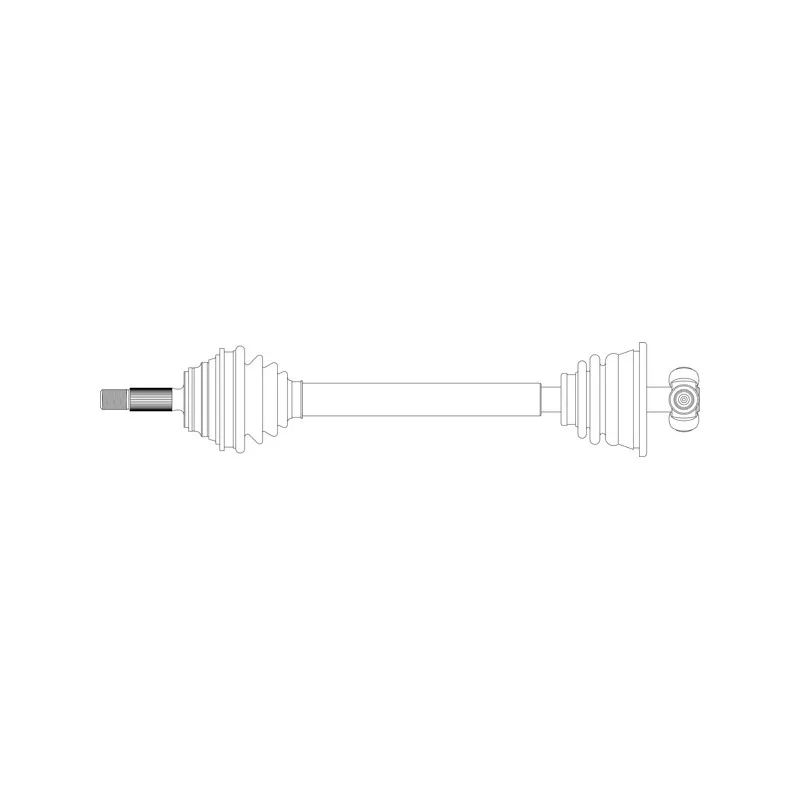 Arbre de transmission avant gauche GENERAL RICAMBI RE3077