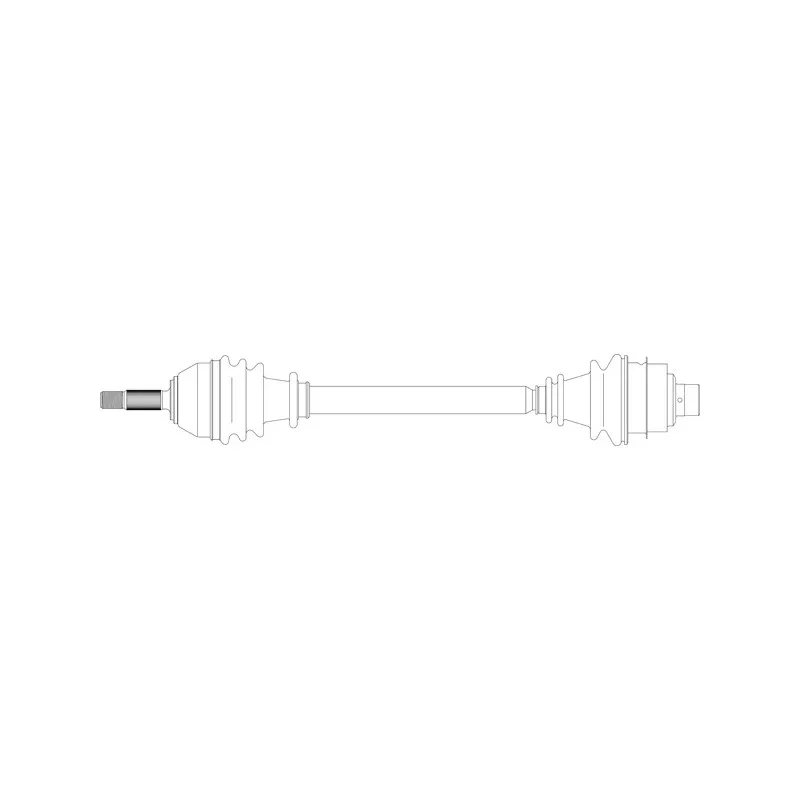 Arbre de transmission avant droit GENERAL RICAMBI RE3109