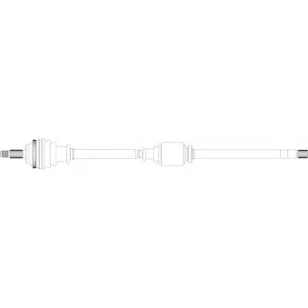 Arbre de transmission avant droit GENERAL RICAMBI RE3224