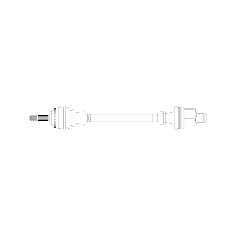 Arbre de transmission avant droit GENERAL RICAMBI RE3243