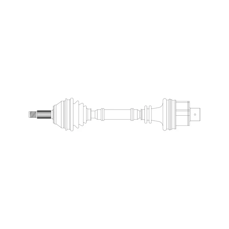 Arbre de transmission avant gauche GENERAL RICAMBI RE3244