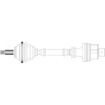 Arbre de transmission avant gauche GENERAL RICAMBI RE3261