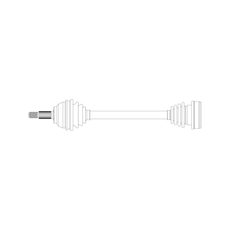 Arbre de transmission avant gauche GENERAL RICAMBI RE3297