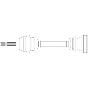 Arbre de transmission avant gauche GENERAL RICAMBI SE3038