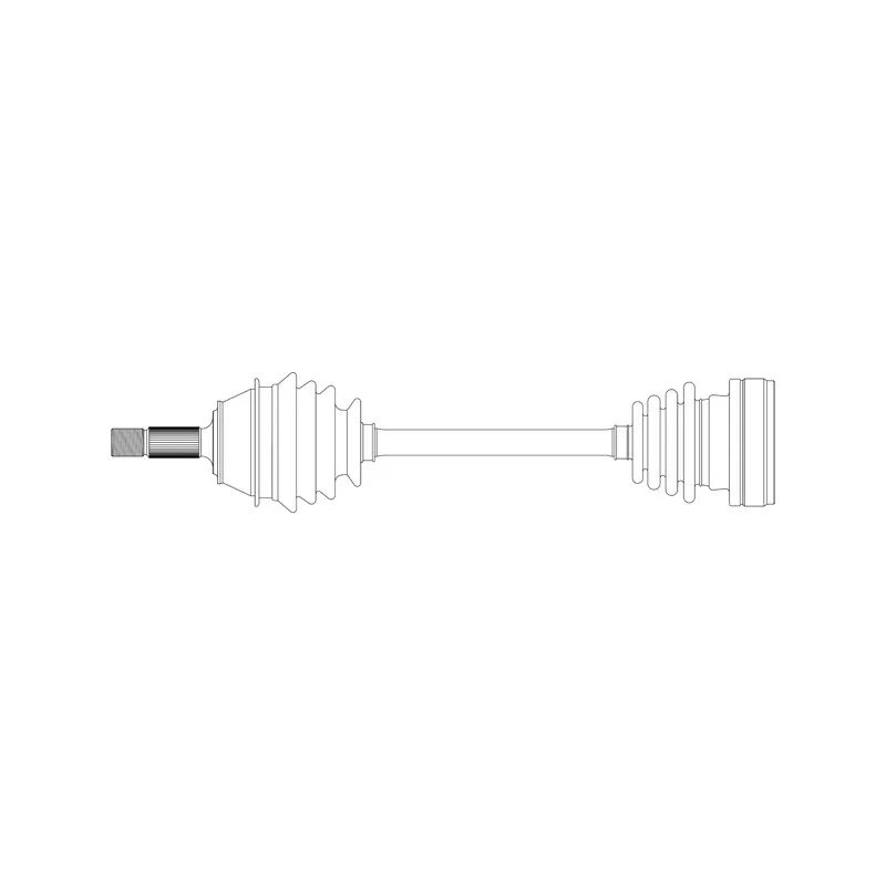 Arbre de transmission avant gauche GENERAL RICAMBI WW3001