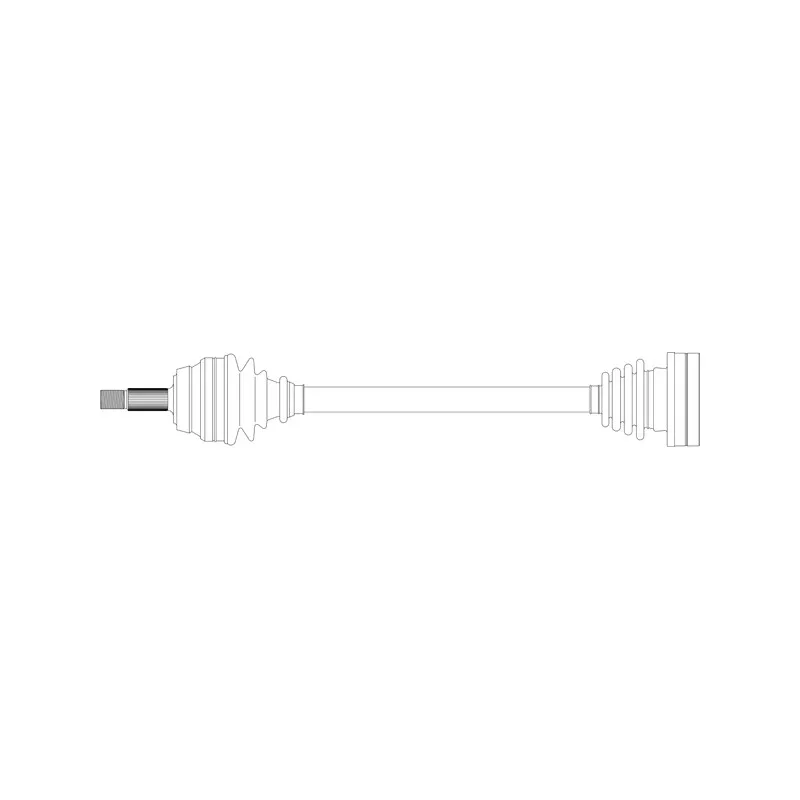 Arbre de transmission avant gauche GENERAL RICAMBI WW3047