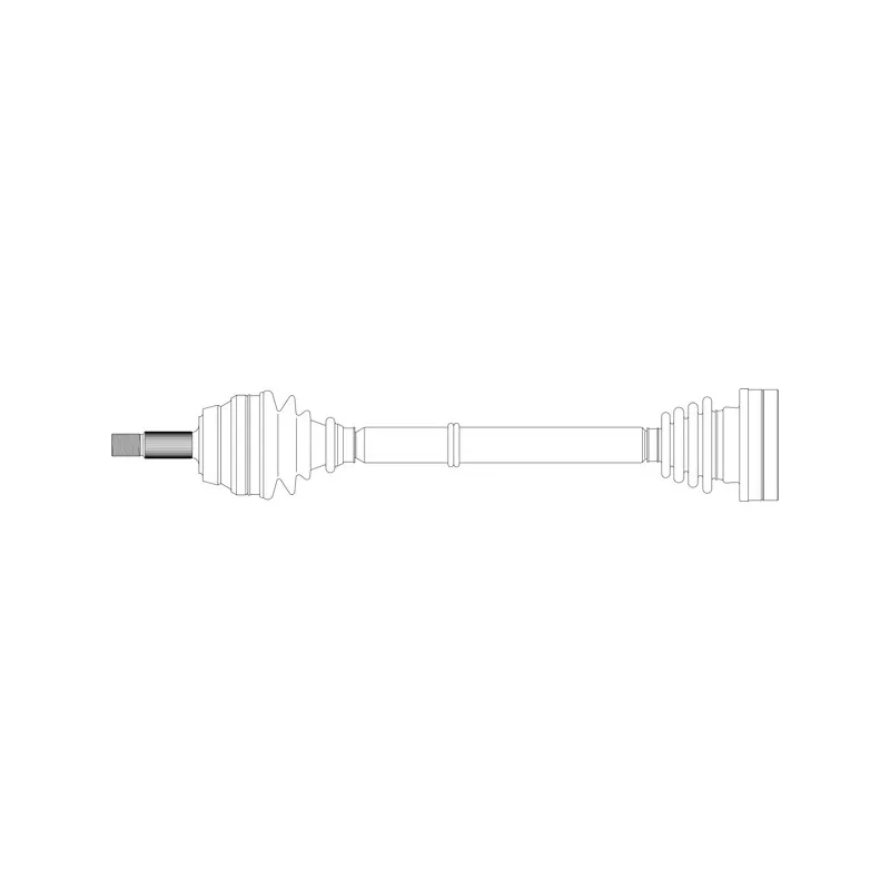 Arbre de transmission avant droit GENERAL RICAMBI WW3048