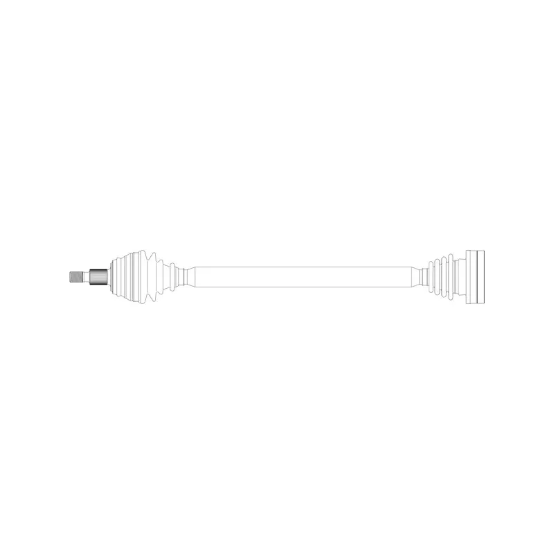 Arbre de transmission avant droit GENERAL RICAMBI WW3052