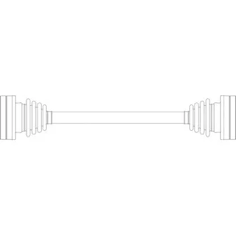 Arbre de transmission GENERAL RICAMBI WW3072