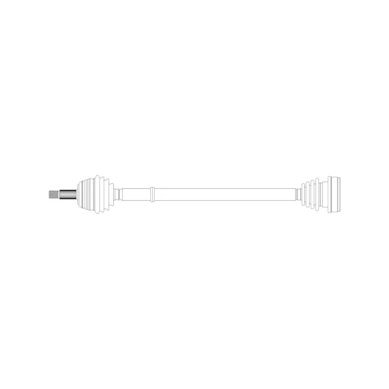 Arbre de transmission avant droit GENERAL RICAMBI WW3148