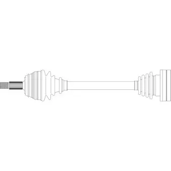 Arbre de transmission avant gauche GENERAL RICAMBI WW3150