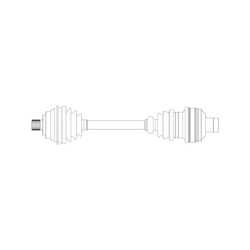 Arbre de transmission avant droit GENERAL RICAMBI WW3255